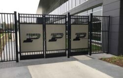 Purdue Boilermakers raised the bar with this custom swing gate project for their practice facilities next door to Ross-Ade Stadium. Interested in bringing this look to your local university, school, or sports complex? Let us help you elevate your project to the next level!